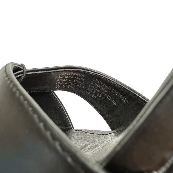 Rampage Open Toe Ankle Strap Patricia Platform Block Heel Sandals Size 8 Black - Picture 12 of 15